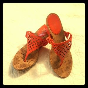 Orange Coach Sandles